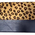 Taske - Blå - Leopard mønster